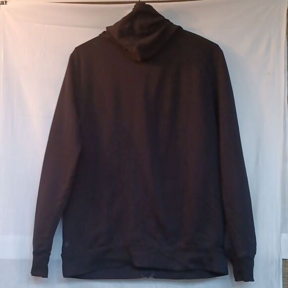 Zella Black Zip Up Sweater Comfortable Fleece - Picture 3 of 3